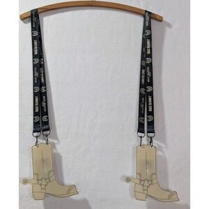 Bad Bunny Most Wanted Tour 2024 Boot‎ Lanyard Concert Merch Lot Of 2 No LED